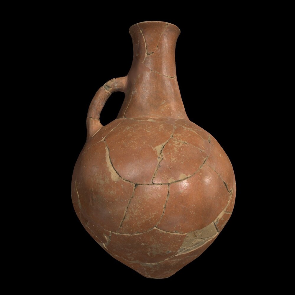 MA1972.3.46 Red Polished I Ware jug with round mouth
