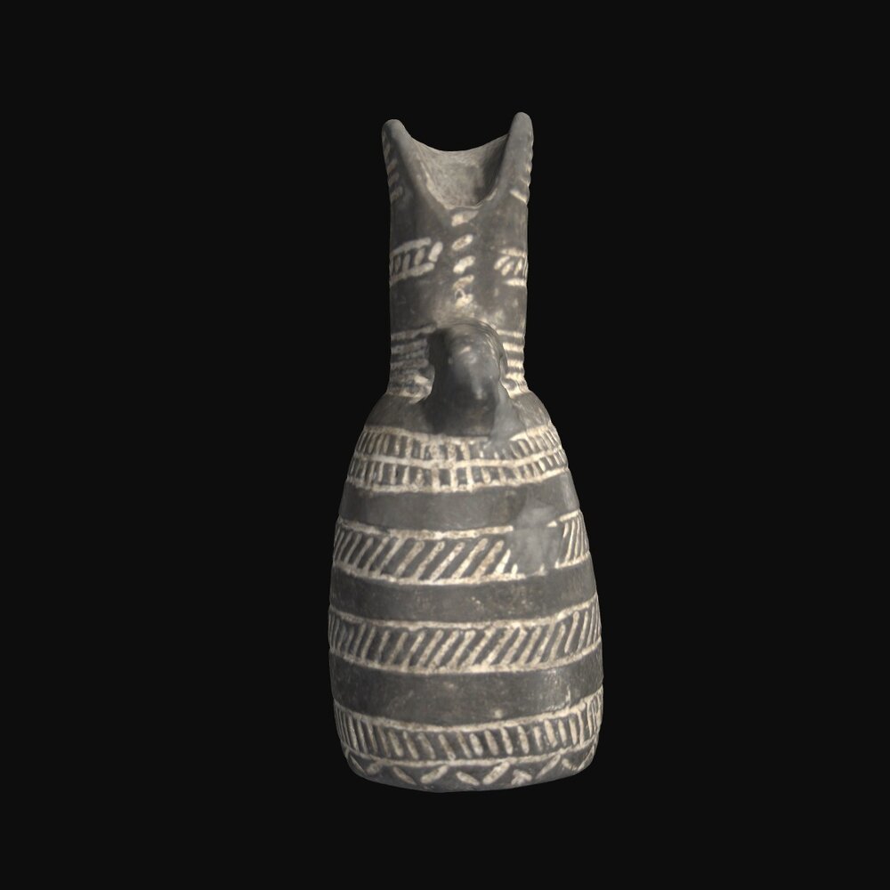 MA1978.76.1 Black Polished Ware miniature jug