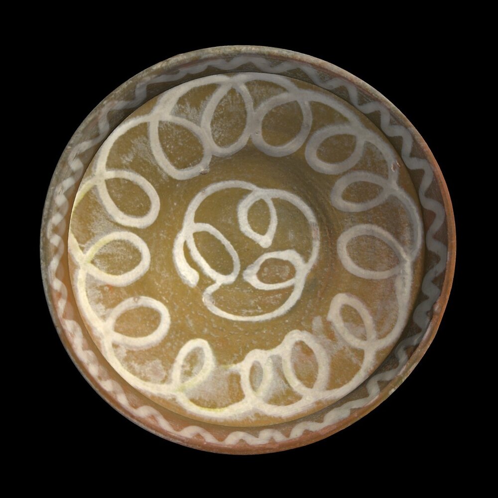 MA1978.81.1 Slip-Painted Ware bowl