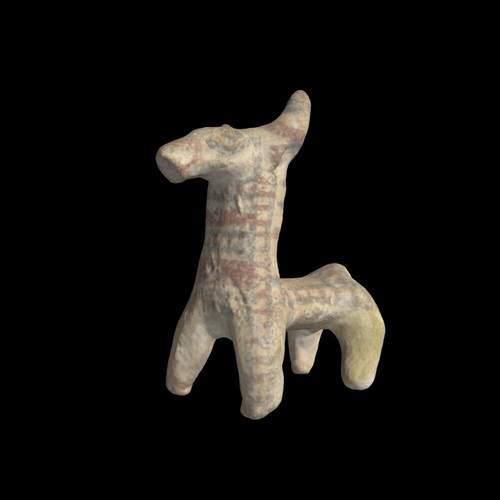 MA1978.53.1 Bichrome Ware figurine