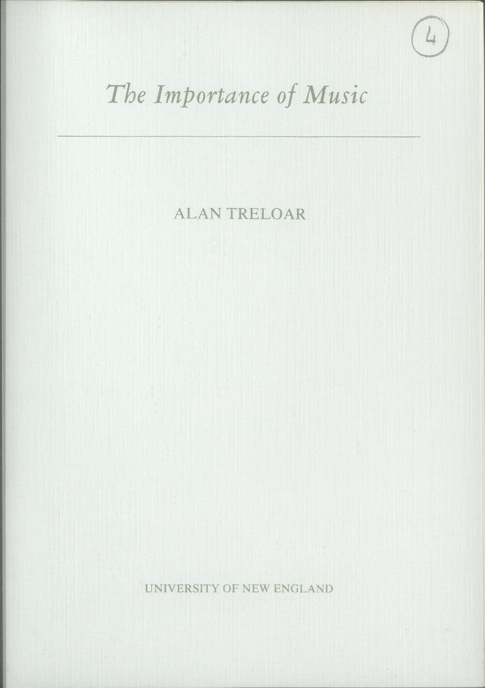 The Importance of Music