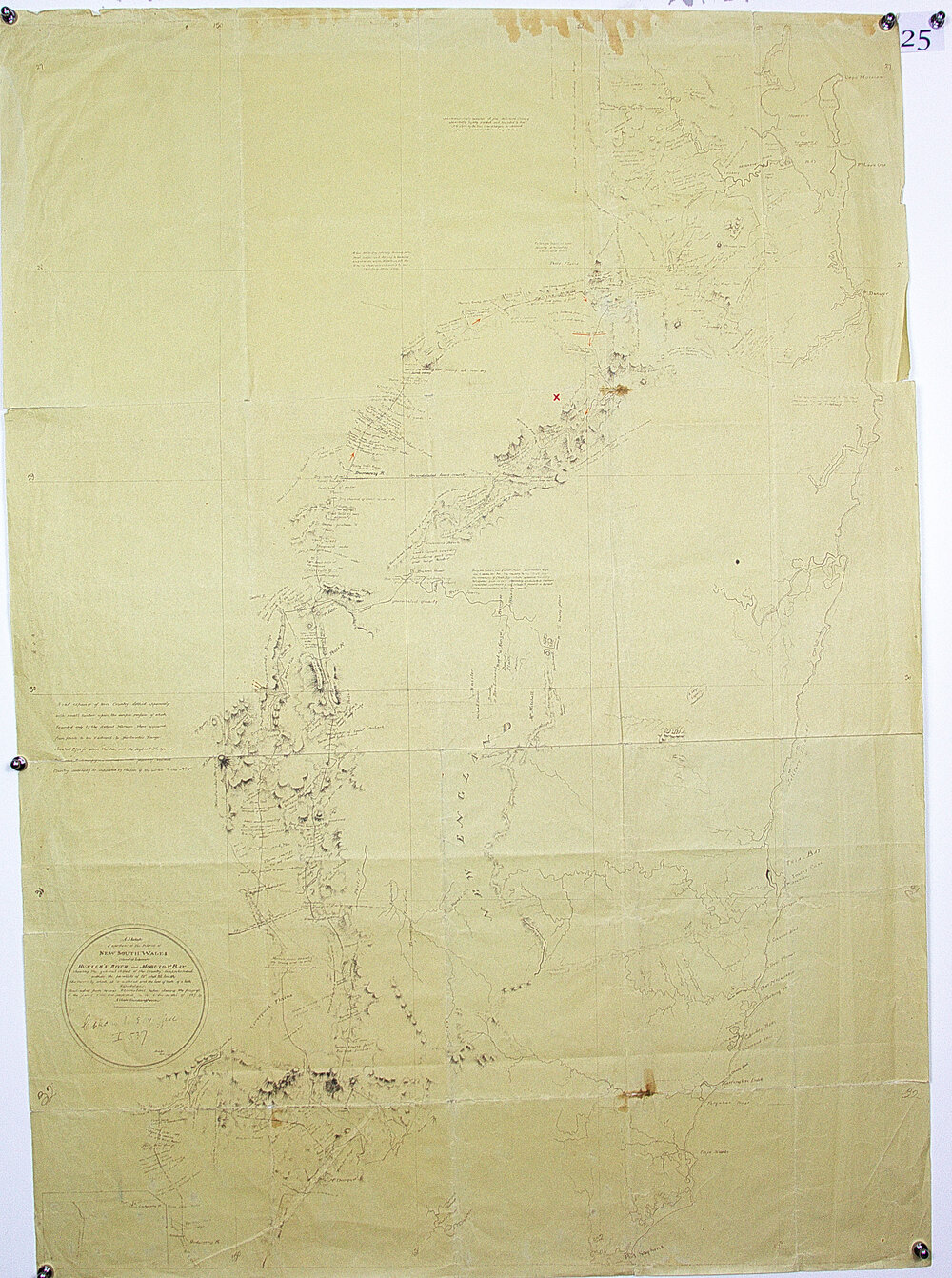 A sketch of portion of the interior of NSW situated between Hunters River and Moreton Bay. Based on the observations of Allan Cunningham in 1827