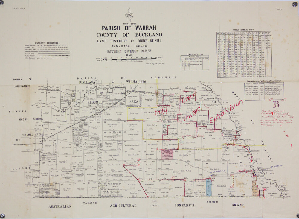 Colly Creek private subdivisions