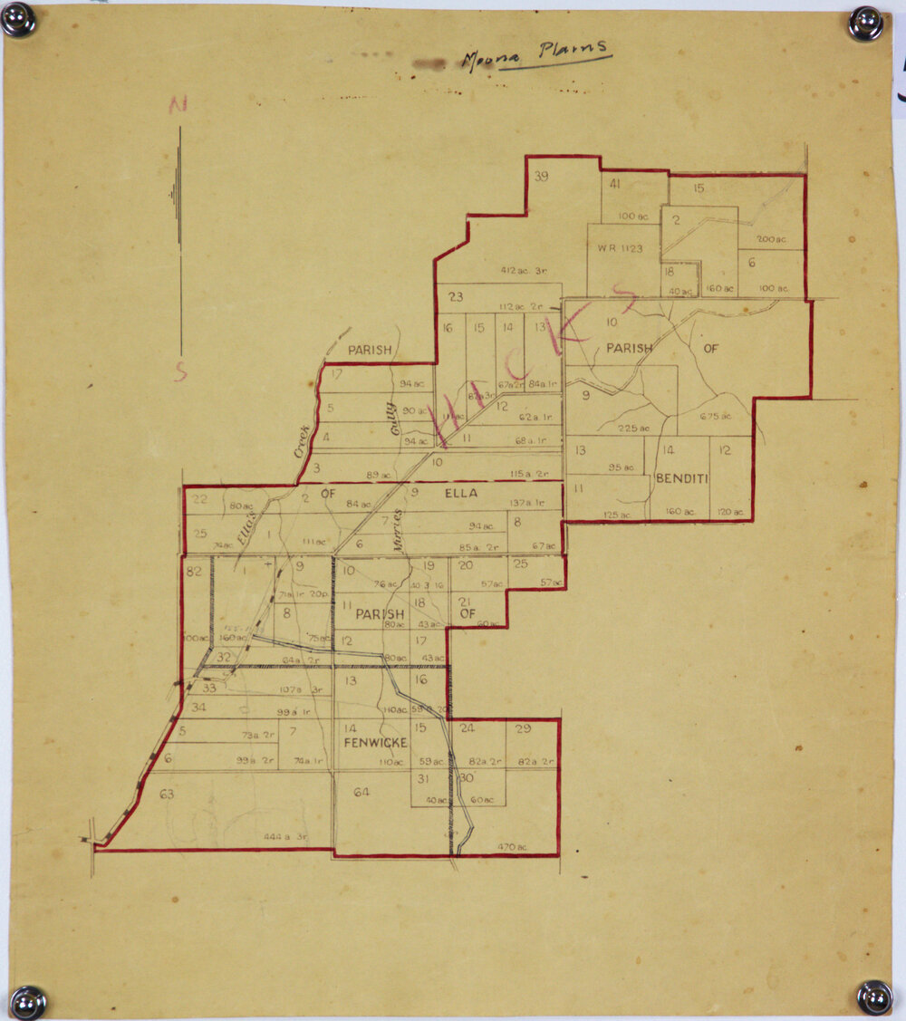 Moona Plains (sketch map)