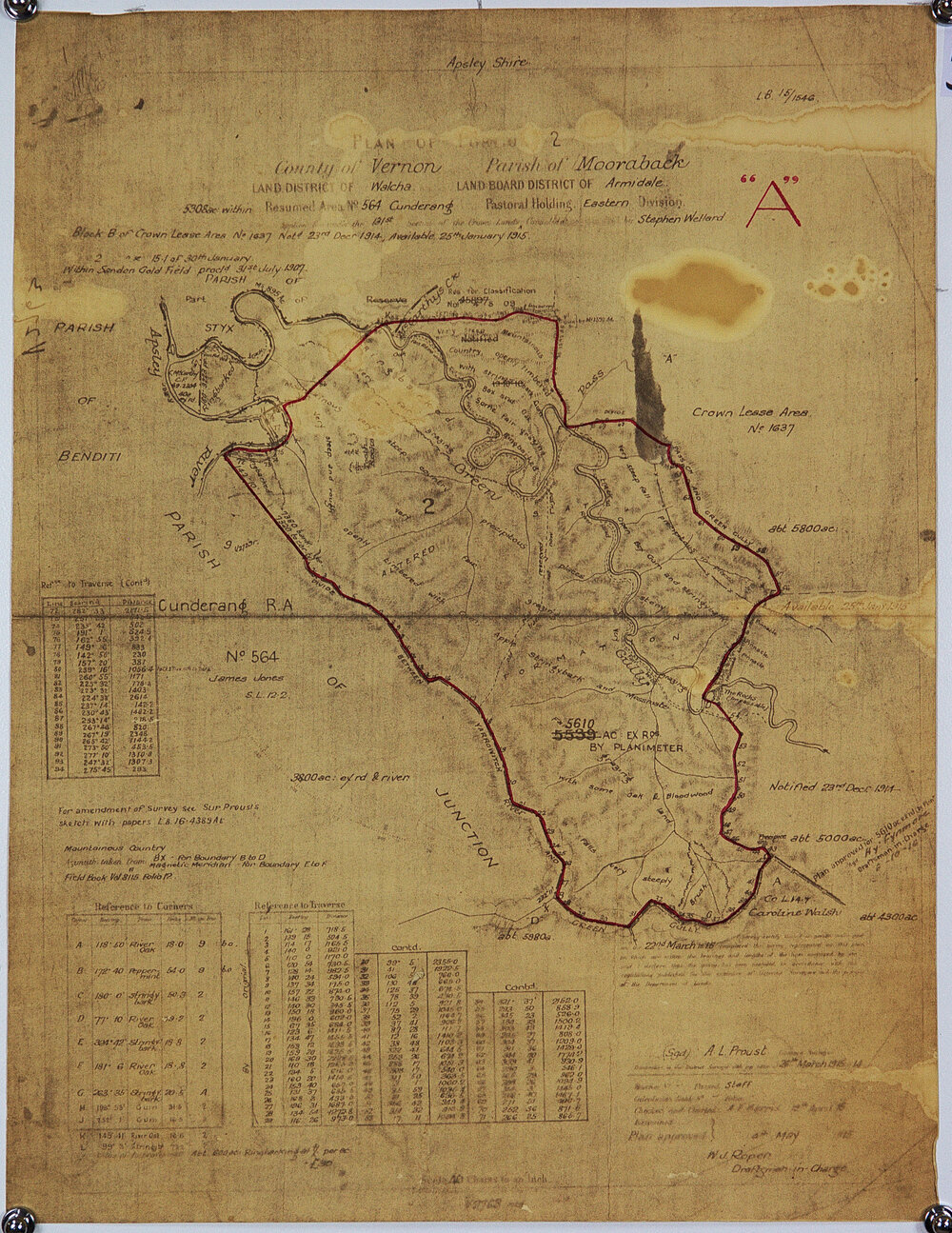 Cunderang, Resumed area No.564 
