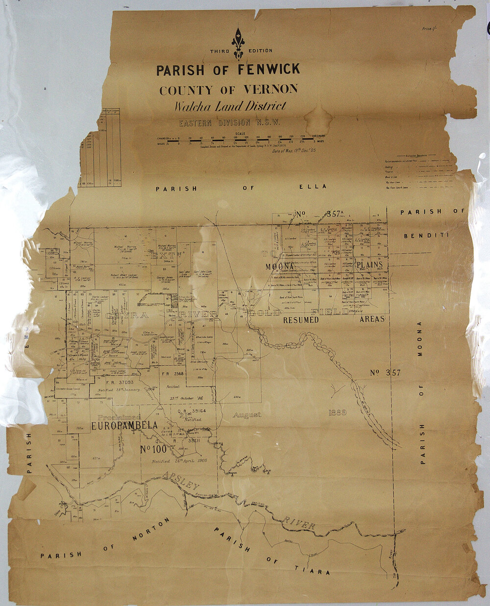 Moona Plains and Europambela, Resumed Areas