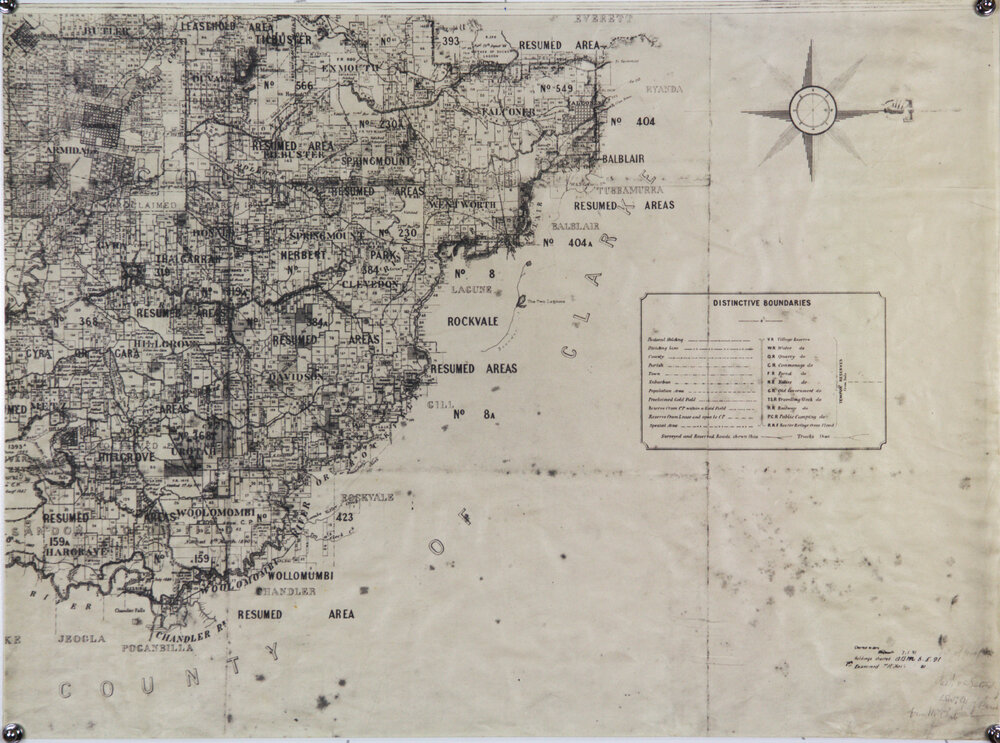 Photocopied plans of Sandon