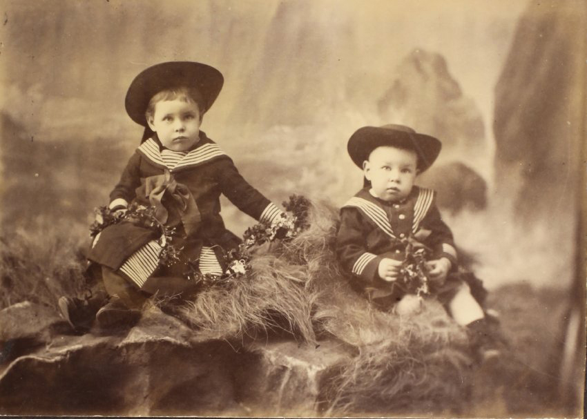 Two unidentified children