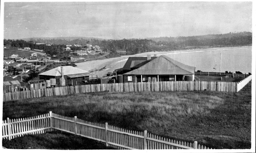 Terrigal looking from the balcony of Mrs White's House, 1919