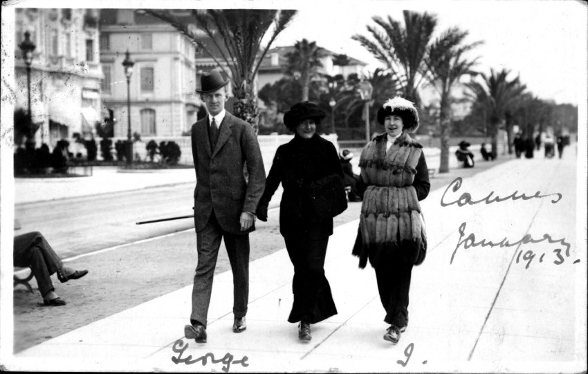 Cannes 1913, "to Miss White"