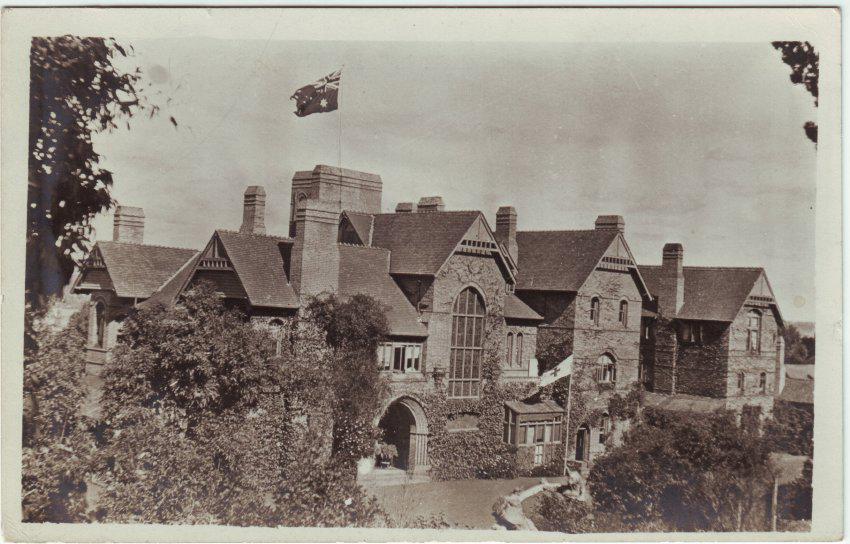 Booloominbah Convalescent Hospital, from the north