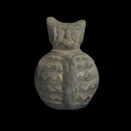 MA2005.5.1 Ceramic double-chambered whistling vessel