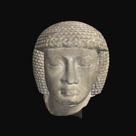 MA2008.1.1 Limestone head of a man