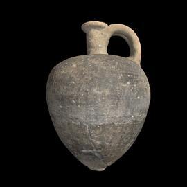 MA2012.17.1 Imitation Tell el- Yahudiyeh Ware piriform juglet