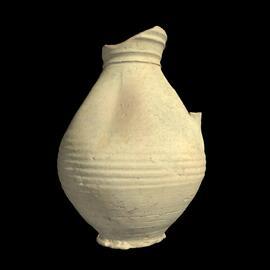 MA2012.21.1 White Slip Painted jar