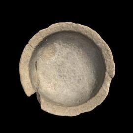 MA2012.35.1 Crude bowl with flat base