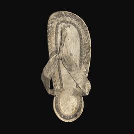 MA2017.2.2 Woven sandal of gazelle leather