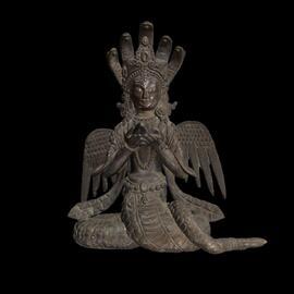 MA2020.3.50 Naga Kanya holding a conch shell