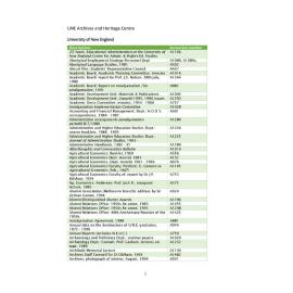 University of New England Collections: Finding Aid