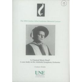 Is Classical Music Dead? A case study on the Adelaide Symphony Orchestra