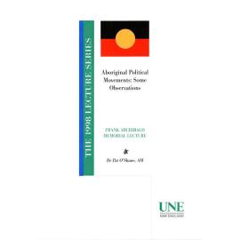 Aboriginal Political Movements: Some Observations, 1998