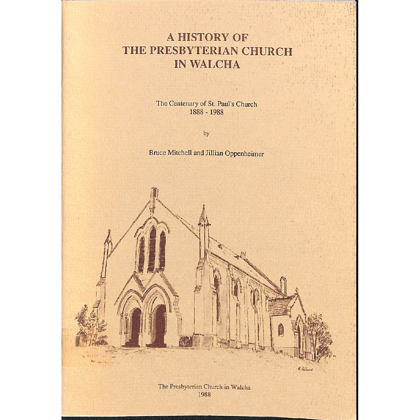 A History of the Presbyterian Church in Walcha