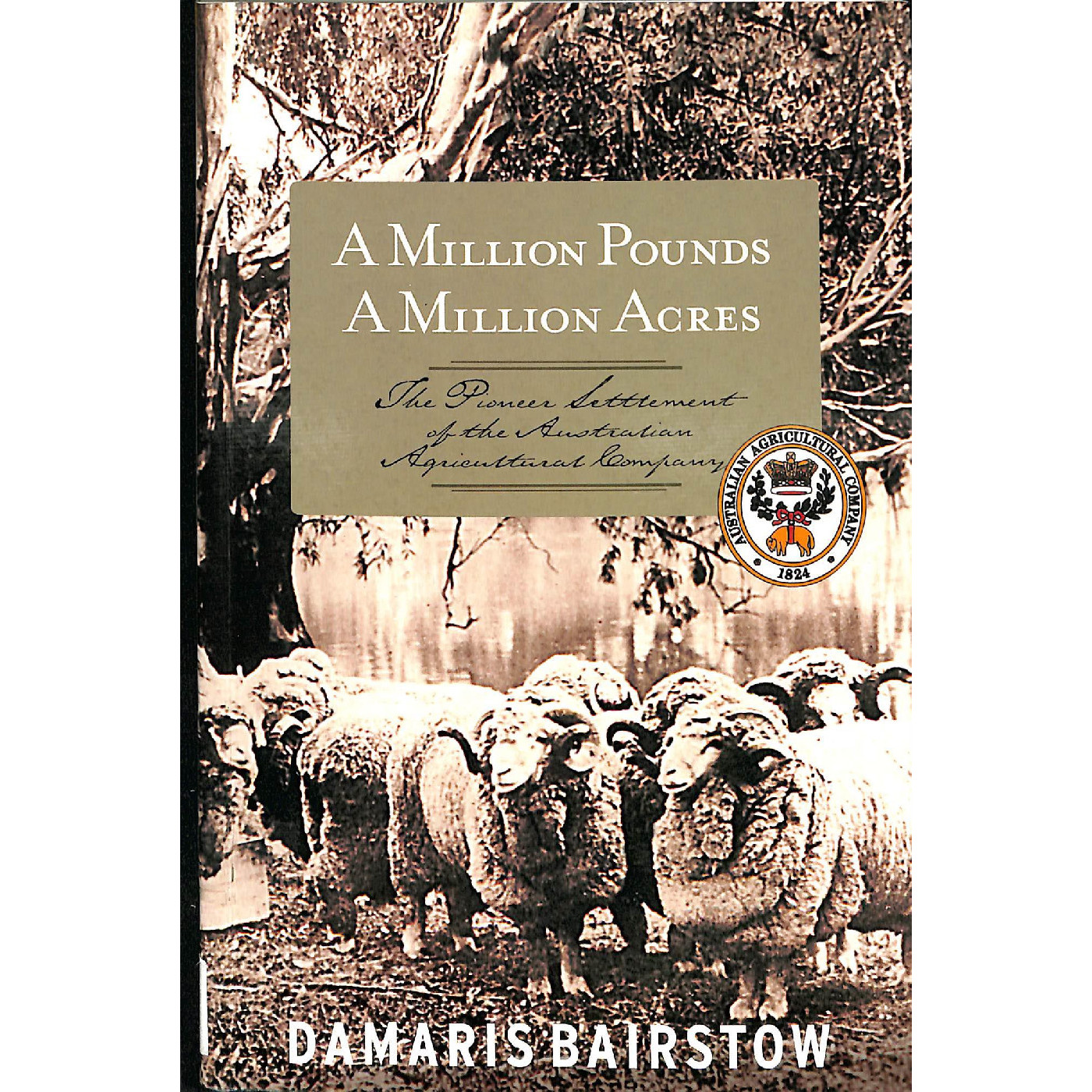 A Million Pound A Milllion Acres : The pioneer settlement of the Australian Agricultural Company