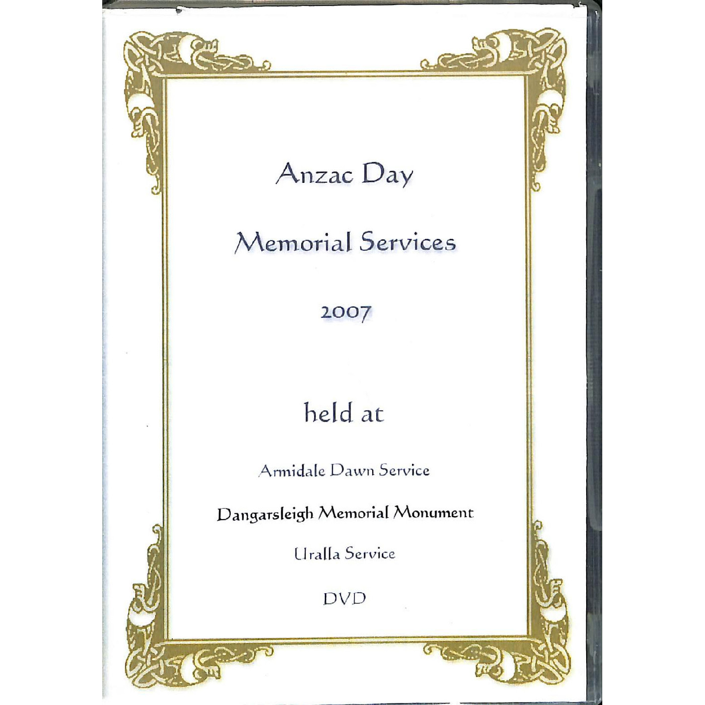 Anzac Day Memorial Services 2007