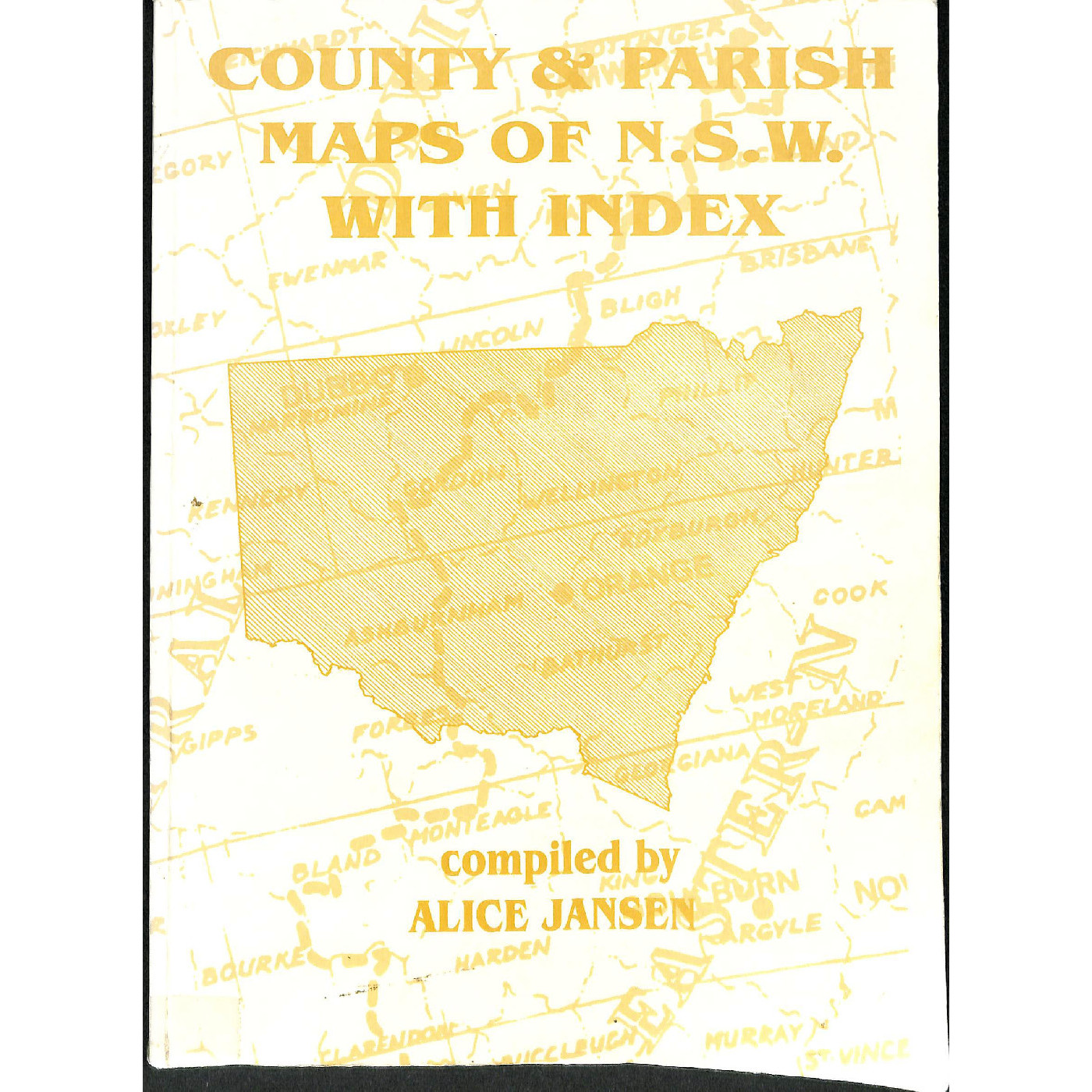 County & Parish Maps of NSW with Index