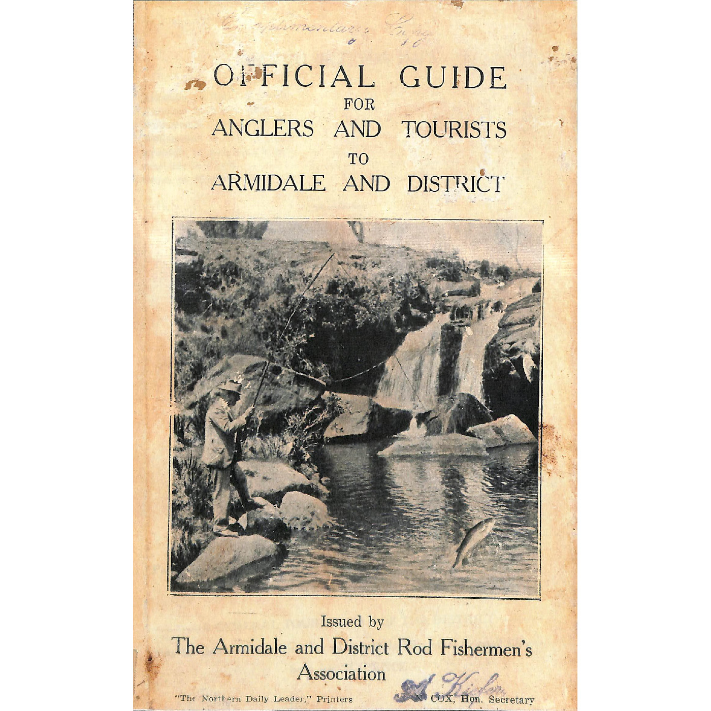 Official Guide for Anglers and Tourists to Armidale and District