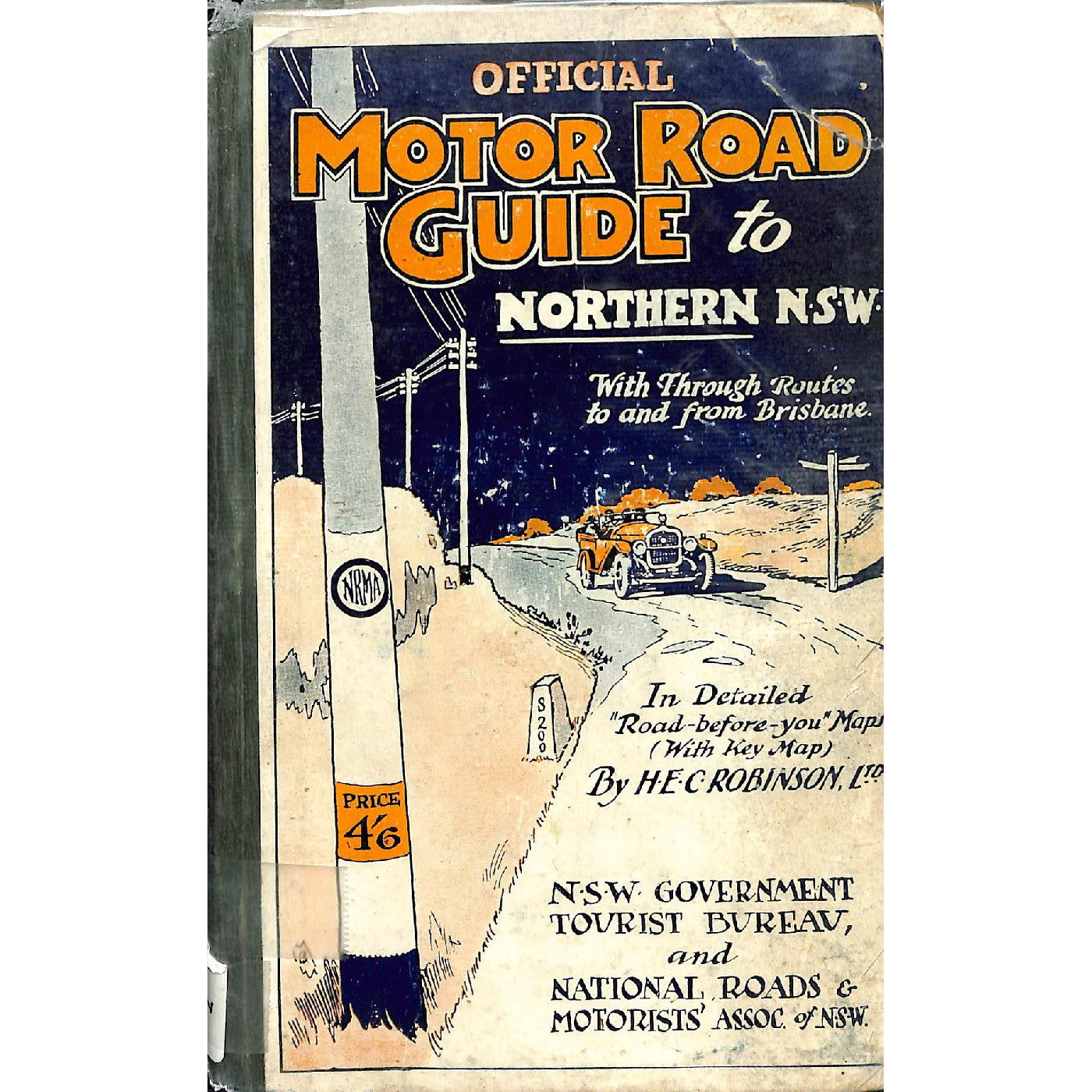 Official motor road guide to northern New South Wales : one hundred & fifty-four road-before-you maps