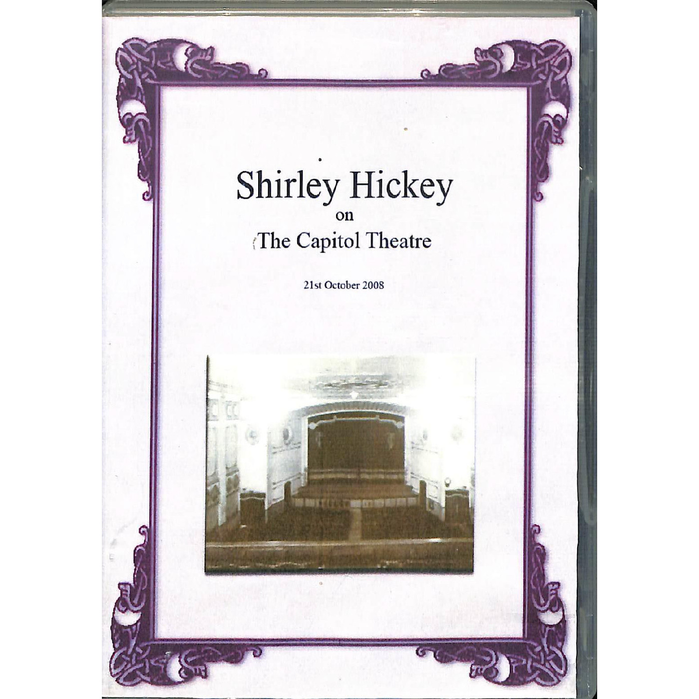 Shirley Hickey on the Capitol Theatre