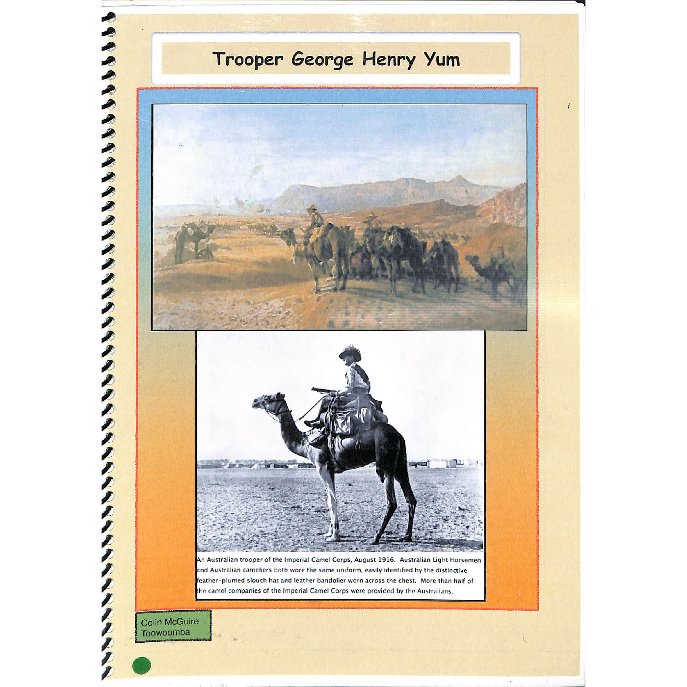 Trooper George Henry Yum