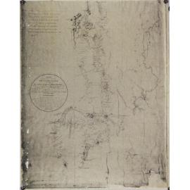 Hunters River to Moreton Bay sketch map by Allan Cunningham (photocopy)