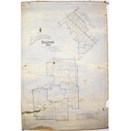 Map of Berida Station, 1933