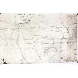 N.W. NSW part of plan S10-1267 Shows sites of Warren, Coonamble and Gilgandra (photocopy)