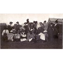 Womens' working bee for the war effort