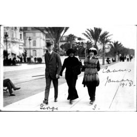 Cannes 1913, "to Miss White"