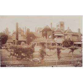 Rose garden at the Red Cross Home, Booloominbah