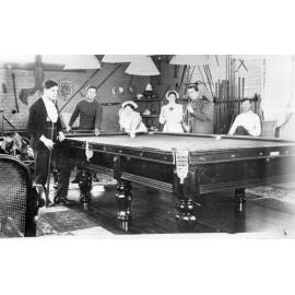  Playing pool at Booloomimbah Convalescent Home