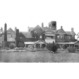 Booloominbah Red Cross Home, Armidale, south elevation about 1916