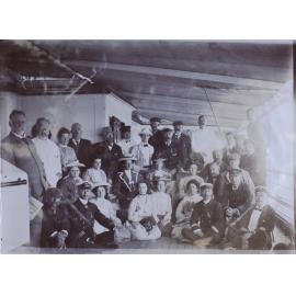 Passengers on the mail steamer Kumano Maru
