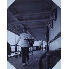 A steward on the Kumano Mar
