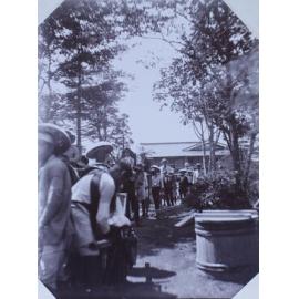 The tour party travelling by sedan chair, 2