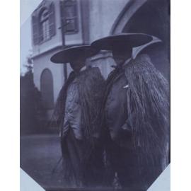 Two westerners in Japanese dress