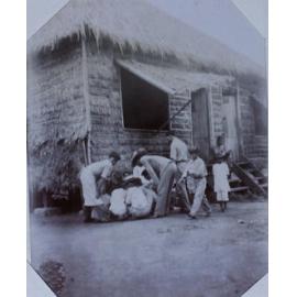A Thatched Building, detail