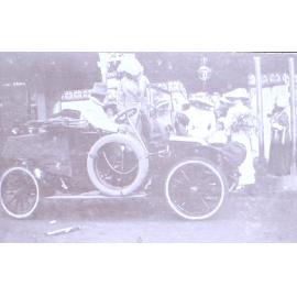 A couple in a car