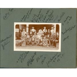 Nurses and soldiers, October 17th, 1918