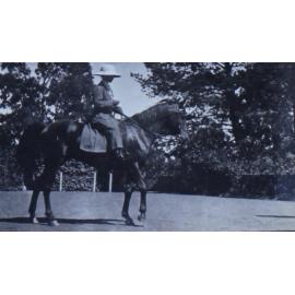 Woman on horseback