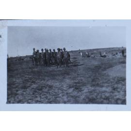 Soldiers drill parade